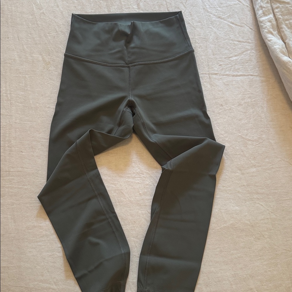 Lululemon Army Green Leggings 6